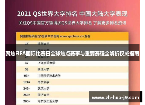 聚焦FIFA国际比赛日全球焦点赛事与重要赛程全解析权威指南
